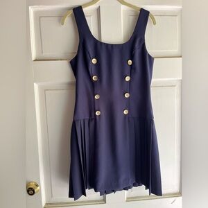 Vintage blue sailor dress